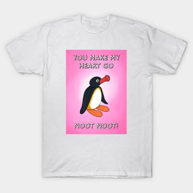 PINGU NOOT NOOT T-Shirt by Poppy and Mabel